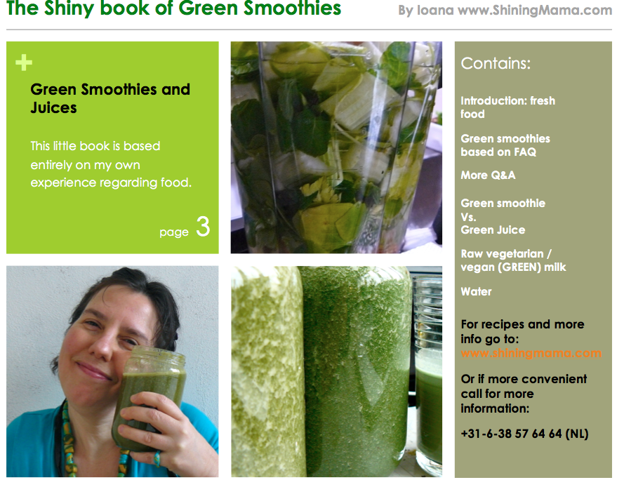 the shiny book of green smoothies